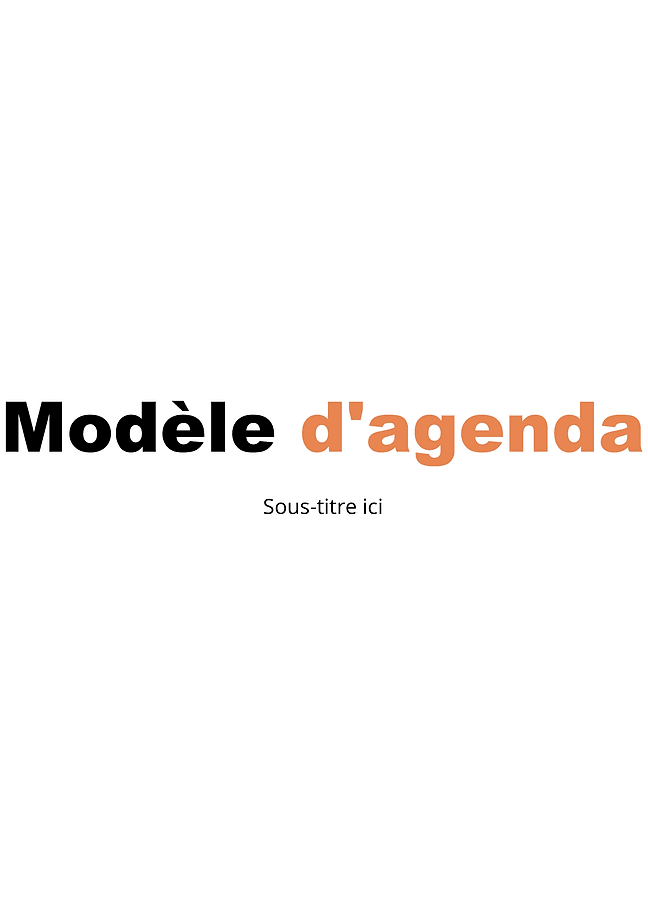 Agenda