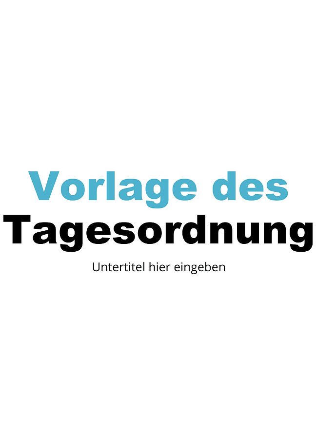 Agen­da