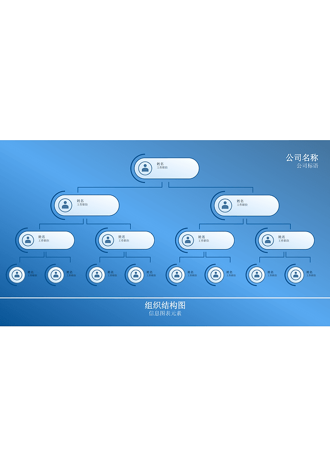 组织结构图 (蓝色)