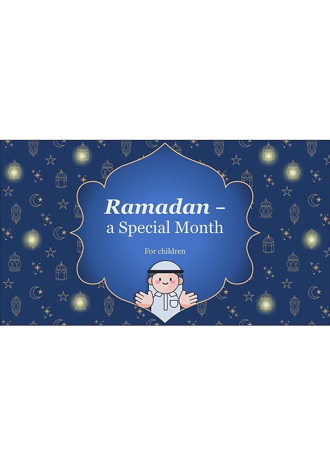 Ramadan presentation for children