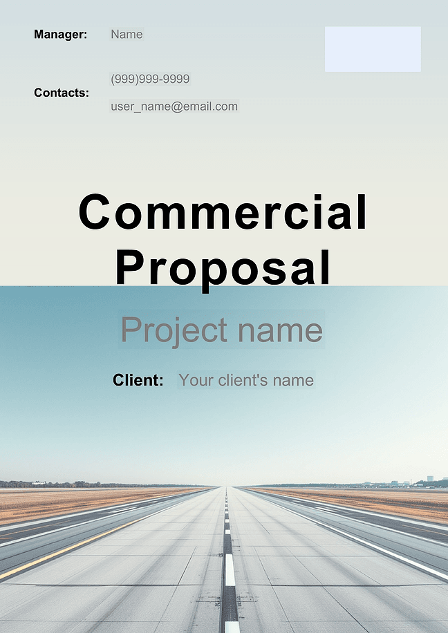 Commercial proposal