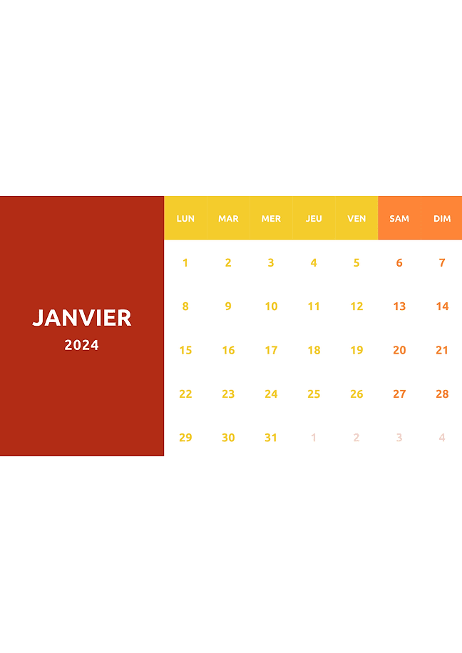 Calendrier