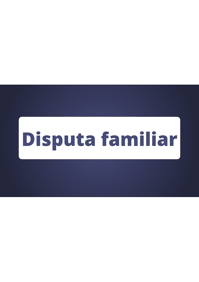 Concurso disputa familiar