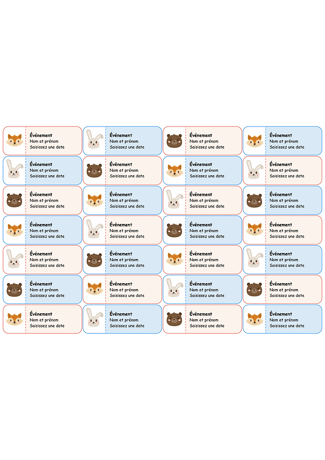 Étiquette (animaux)