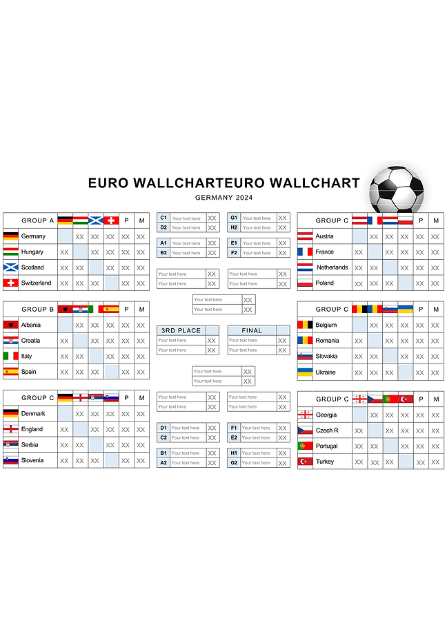 EURO 2024 schedule (minimal)