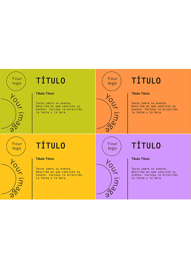 Folleto (multicolor)