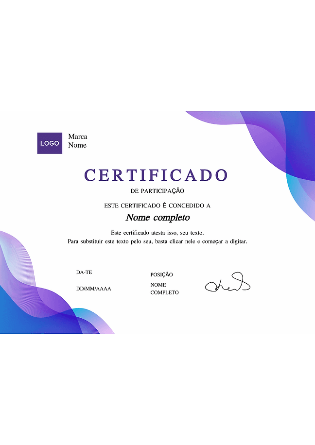 Certificado (ondulada)