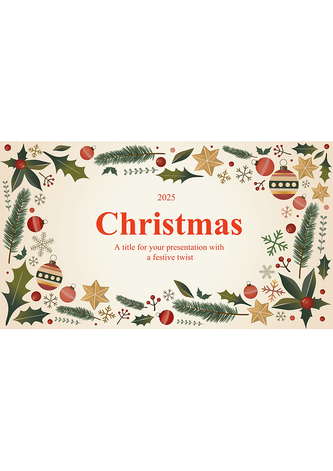 Christmas presentation (red)