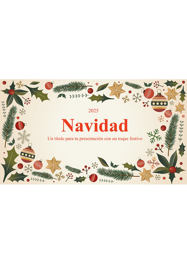 Presentación de Navidad (rojo)