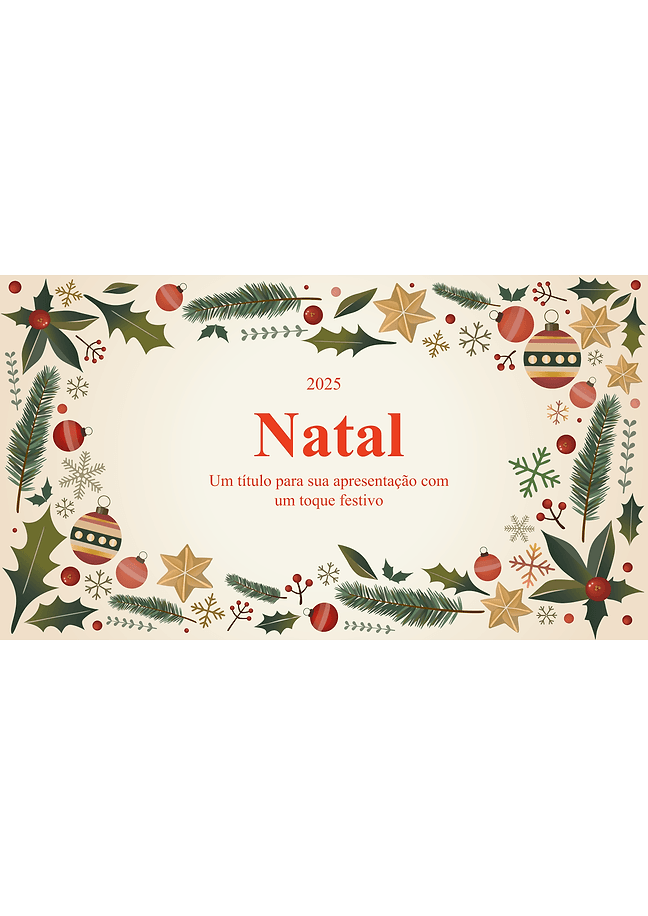 Apresentação de Natal (vermelho)
