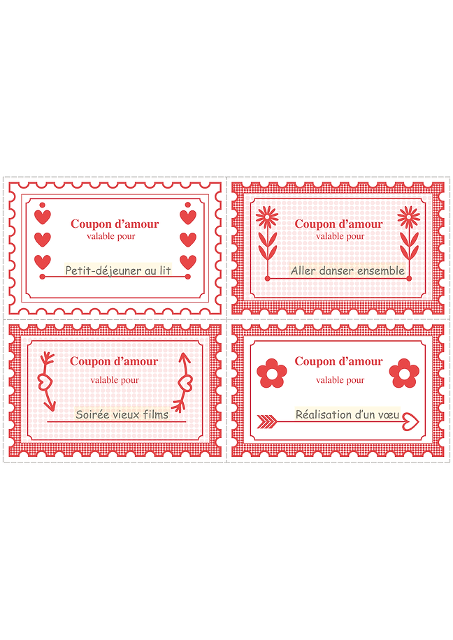 Coupons d'amour