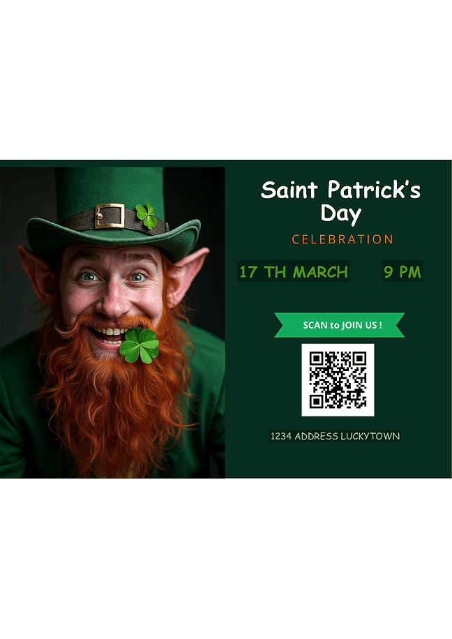 St. Patrick's party invitation (photo)