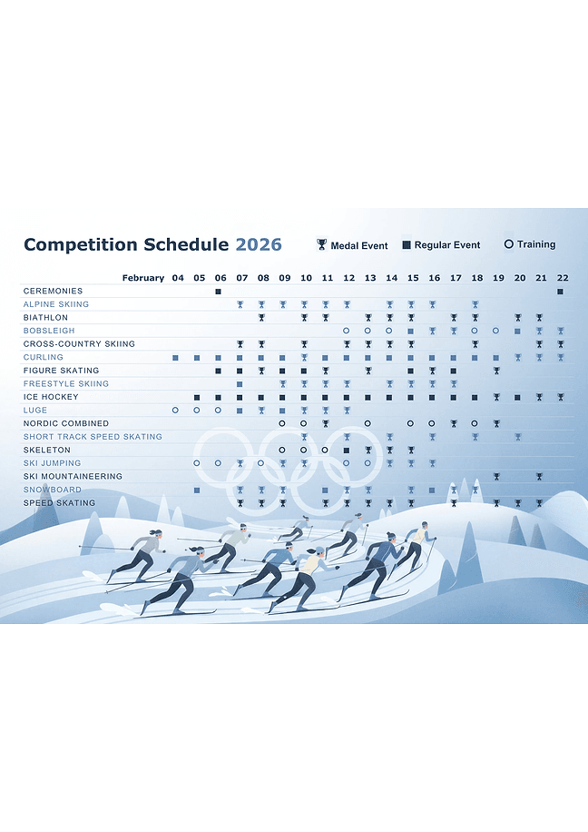 Olympics 2026 schedule