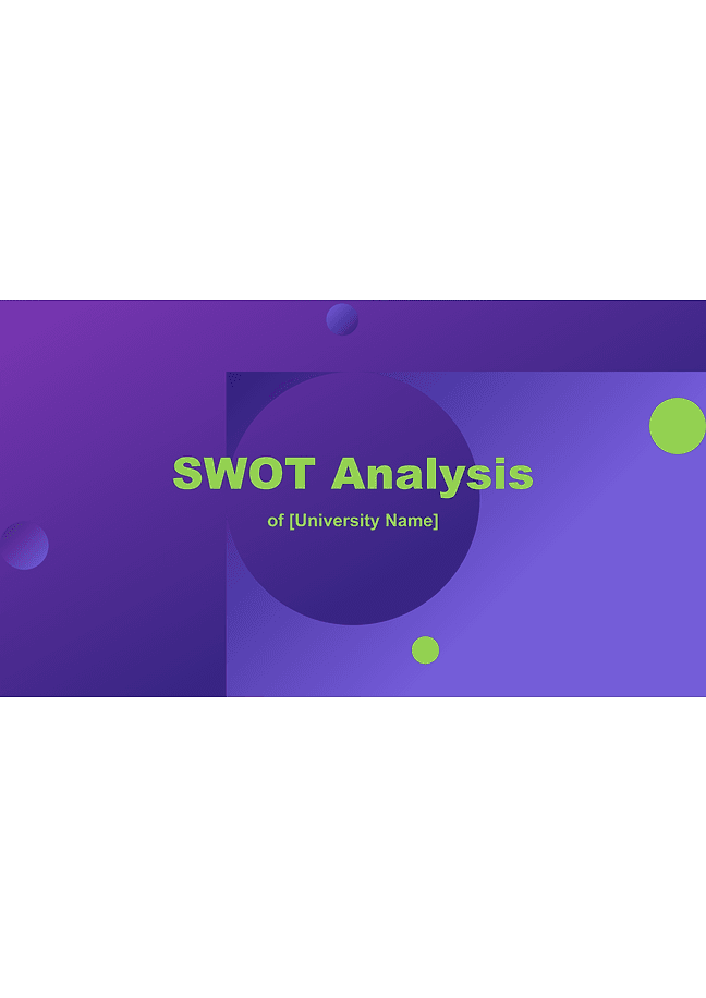 SWOT analysis for Moodle