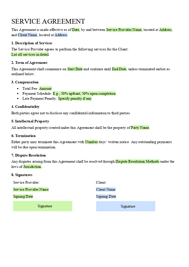 Extended Service Agreement