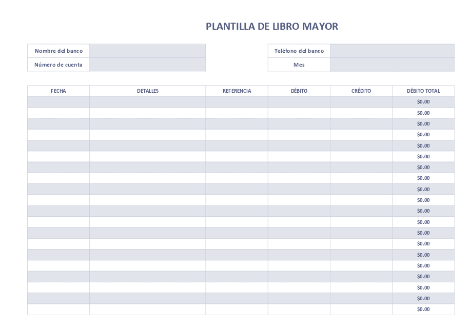 Libro mayor