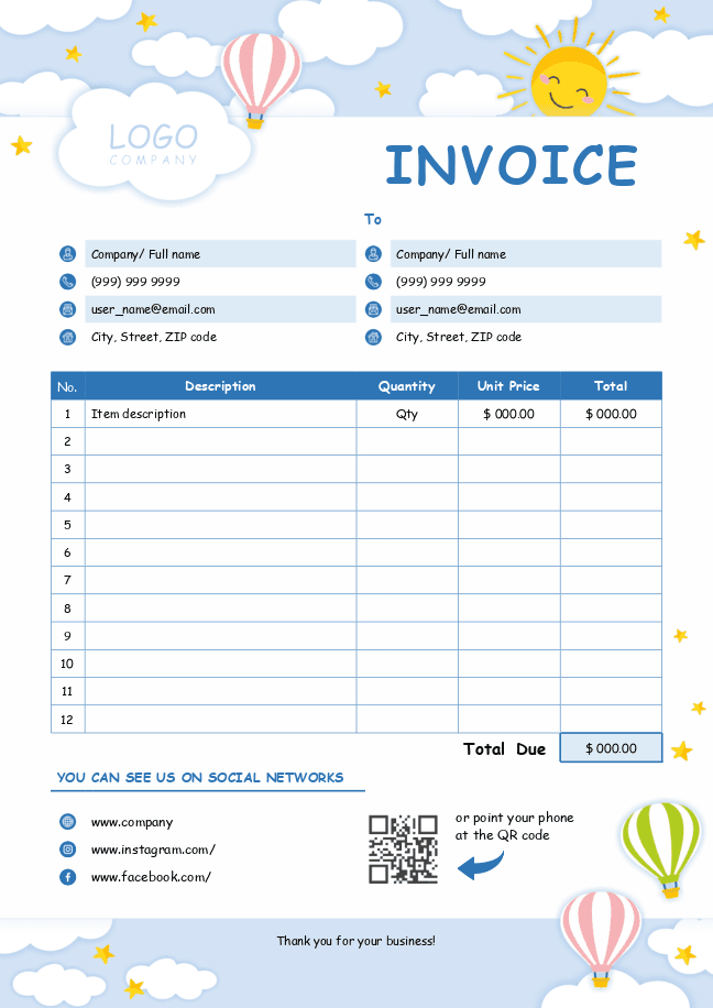 Invoice 9