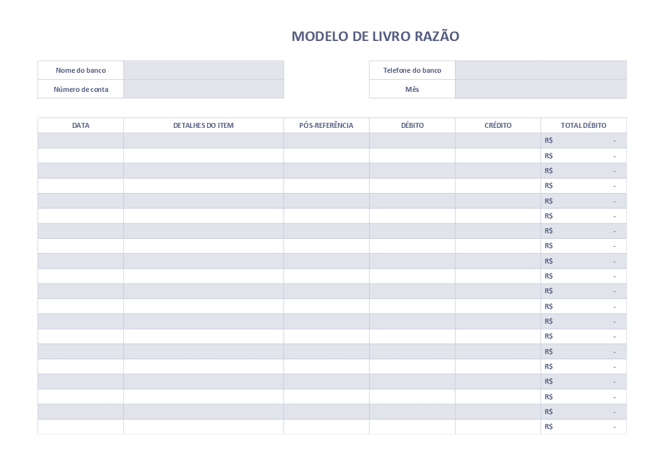 Livro razão