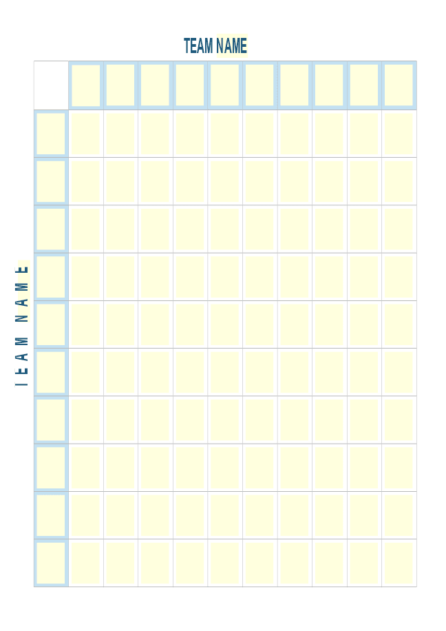 Football squares form