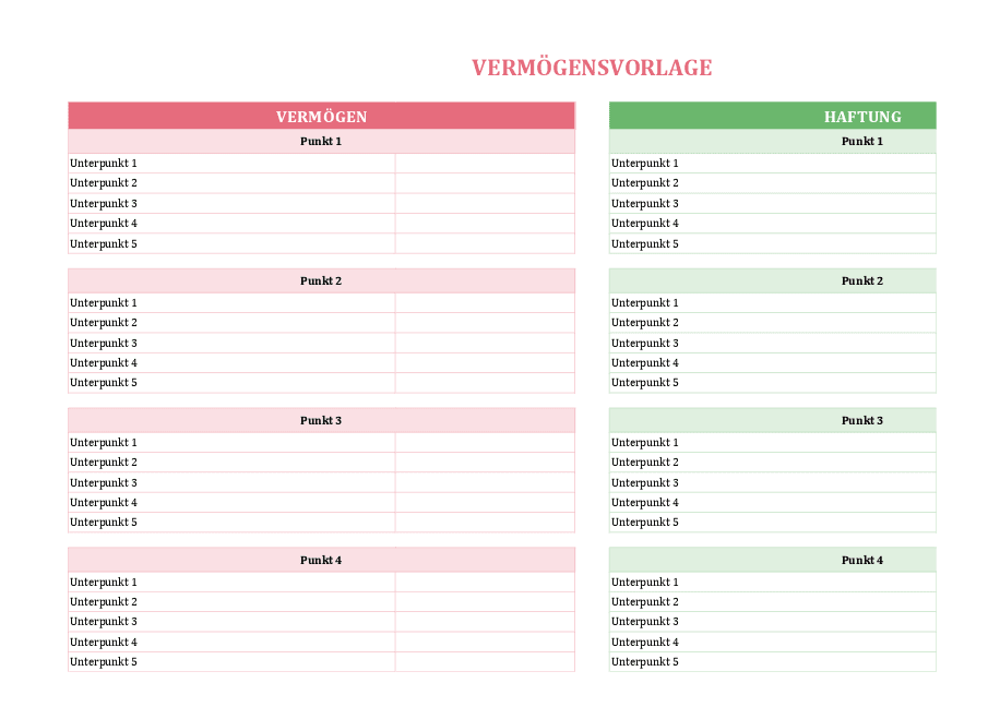 Reinvermögen