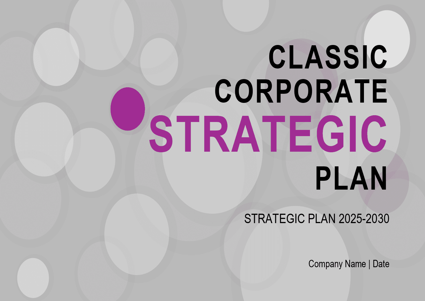 Strategic Plan Template