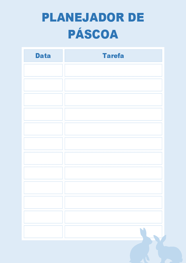 Modelos de Páscoa 2
