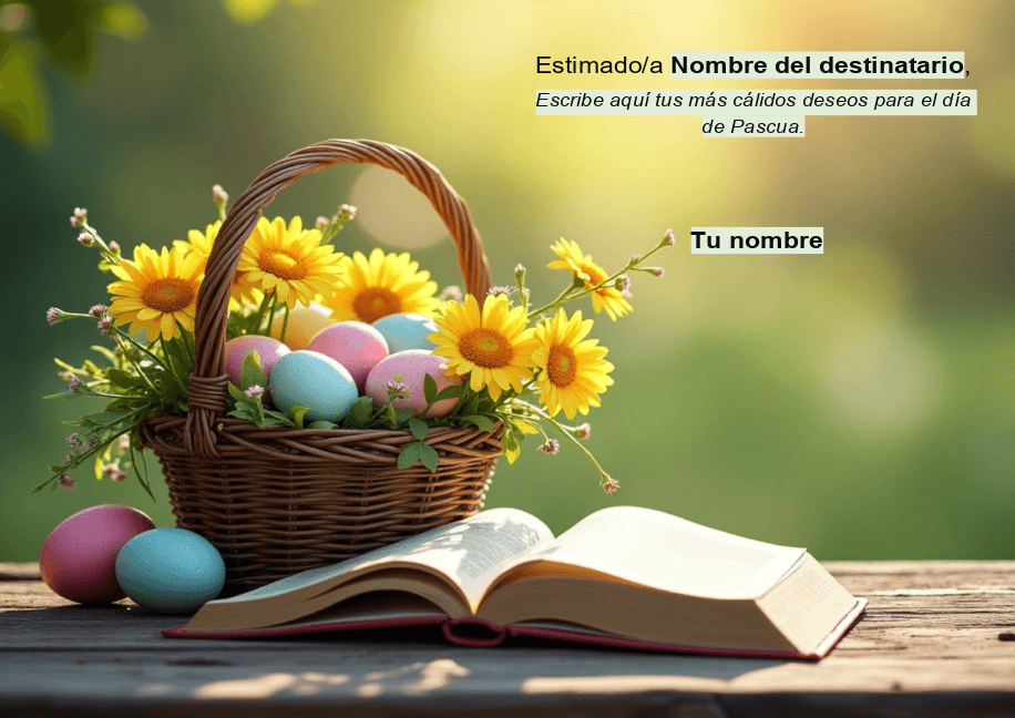Tarjeta de Pascua 1