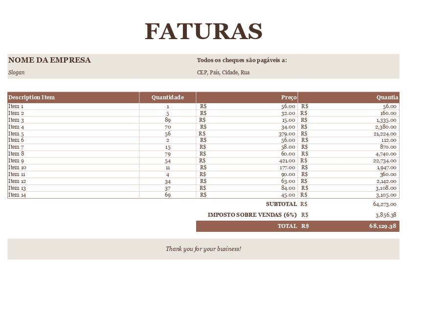 Fatura 9