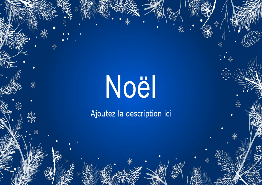 Présentation de Noël