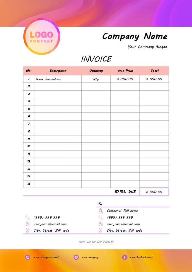 Invoice 8