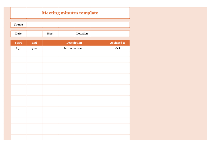Meeting minutes