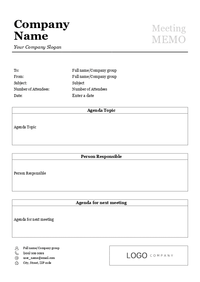 Memo (minimal)
