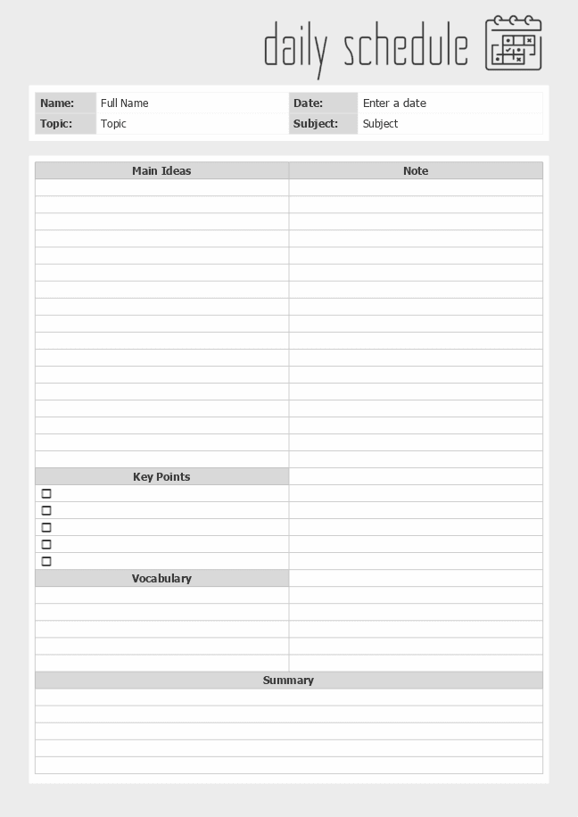 Cornell notes (expanded)