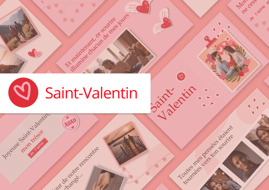Modèle de présentation de la Saint-Valentin