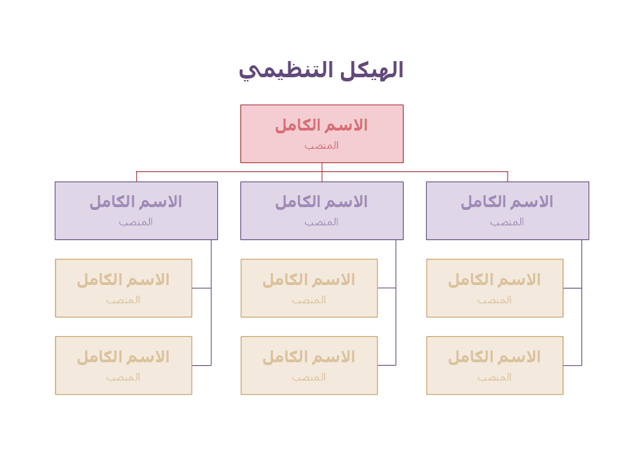 المخطط التنظيمي 2
