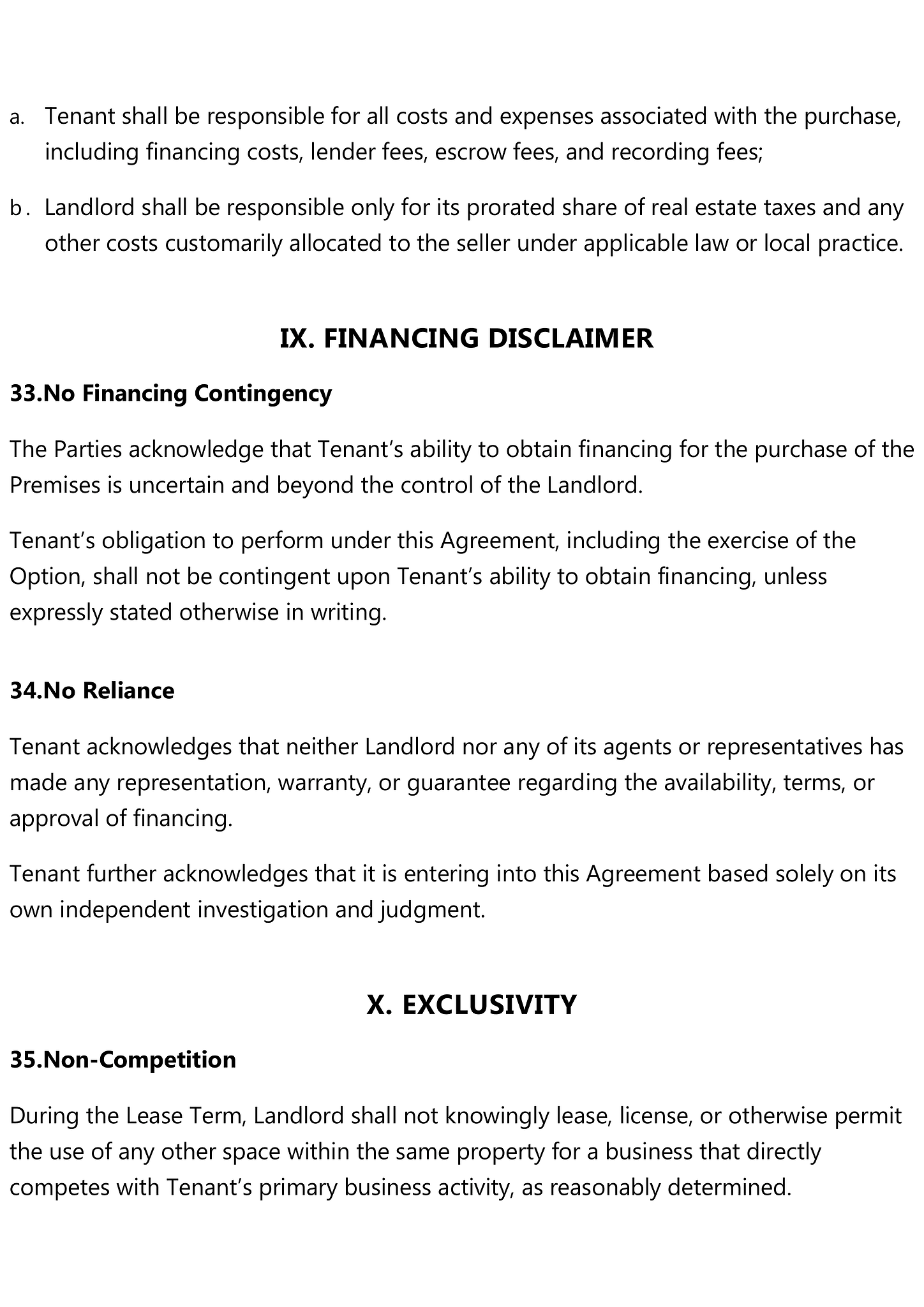 Commercial lease with option to purchase 10