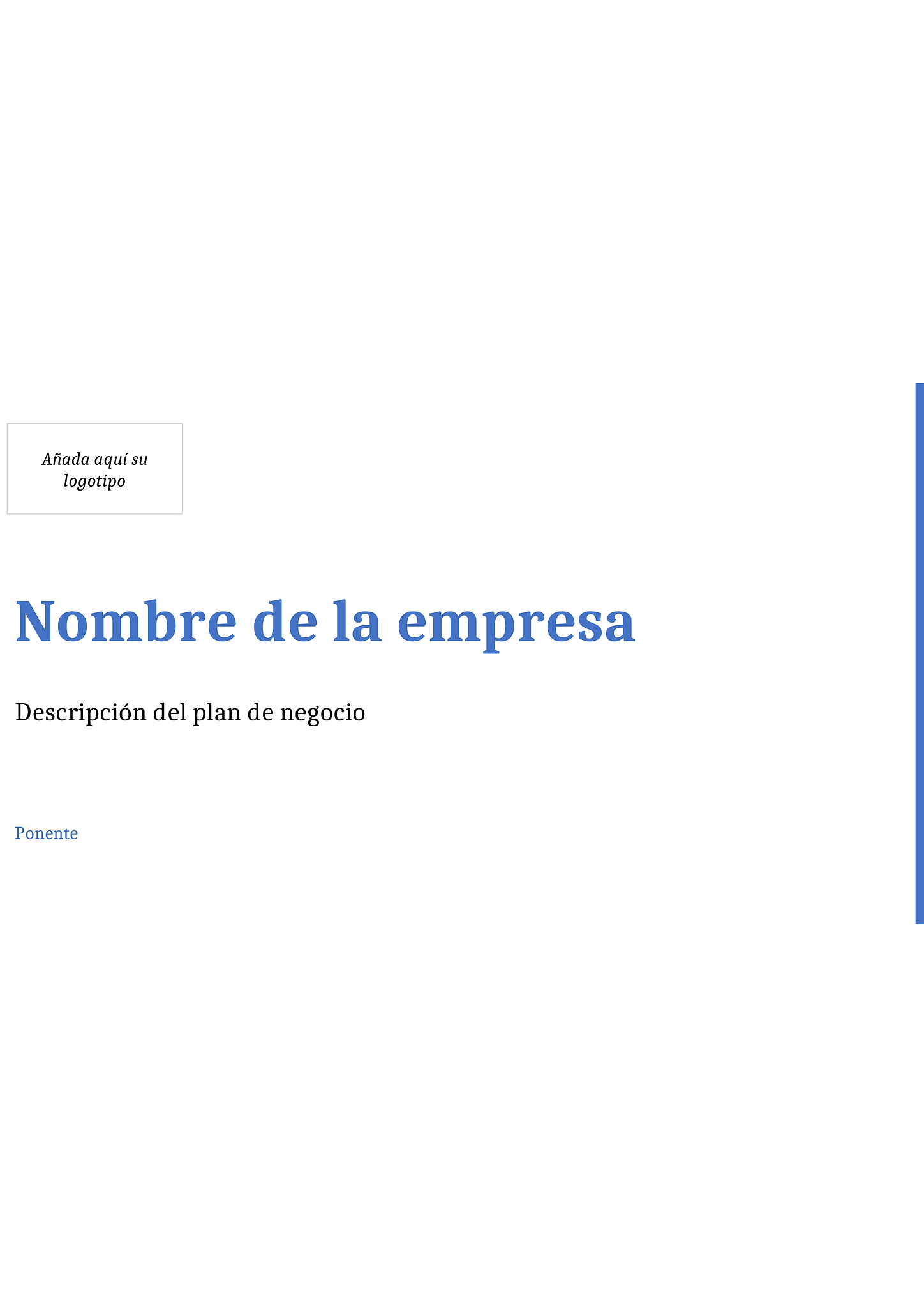 Plan de negocio 1
