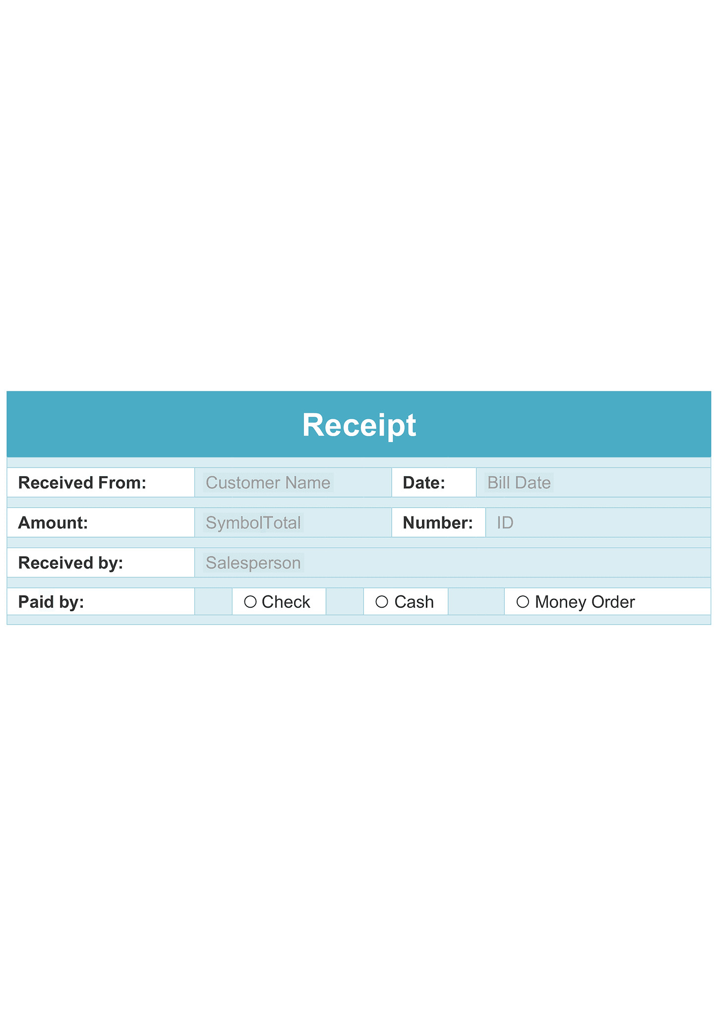 Payment receipt for Odoo 1