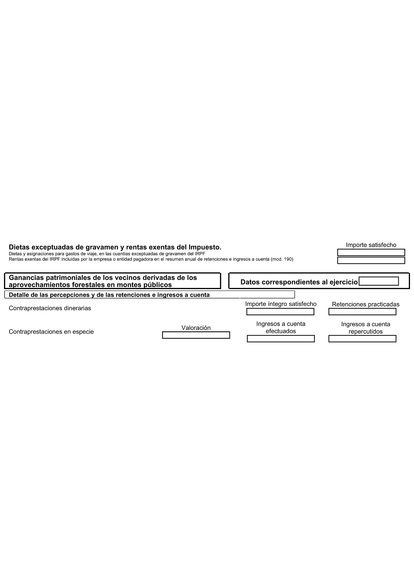 Formulario certificado de retenciones e ingresos a cuenta del Impuesto sobre la Renta de las Personas Físicas 2