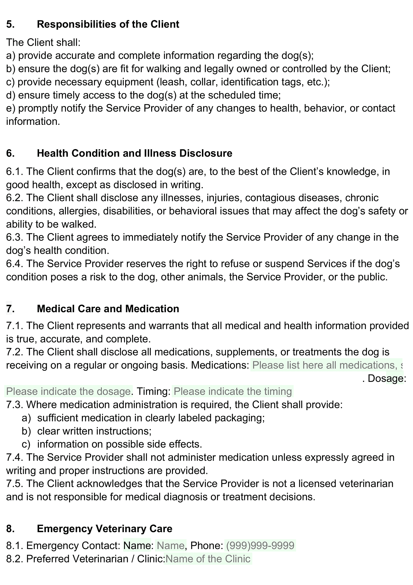 Dog walking agreement (detailed) 2