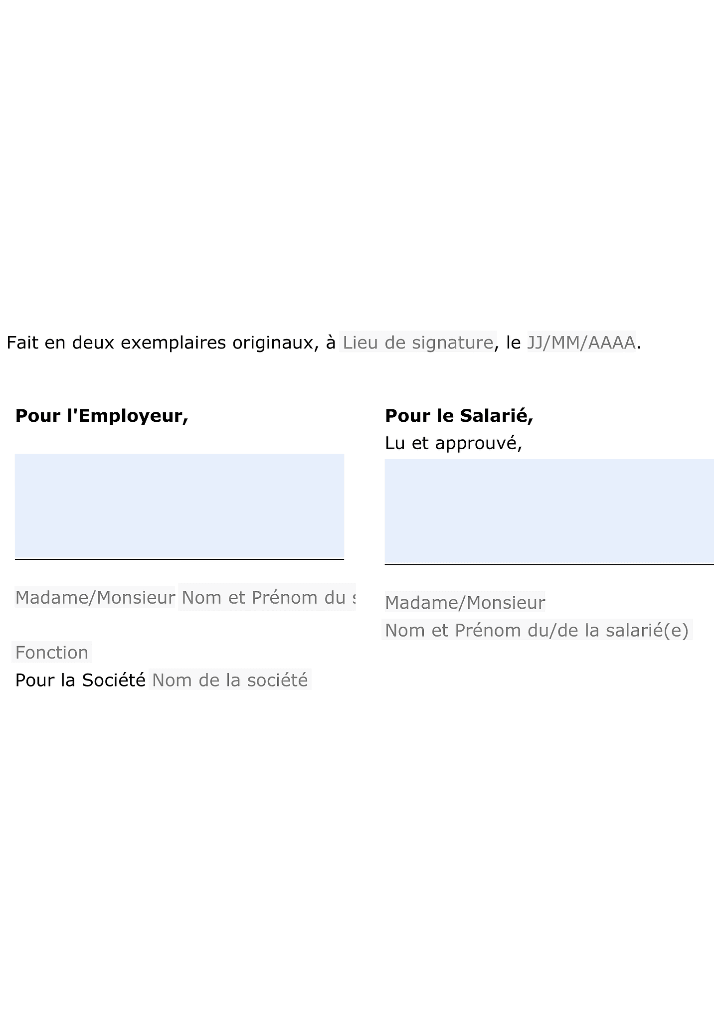 Constat d'échec des négociations de rupture conventionnelle 2