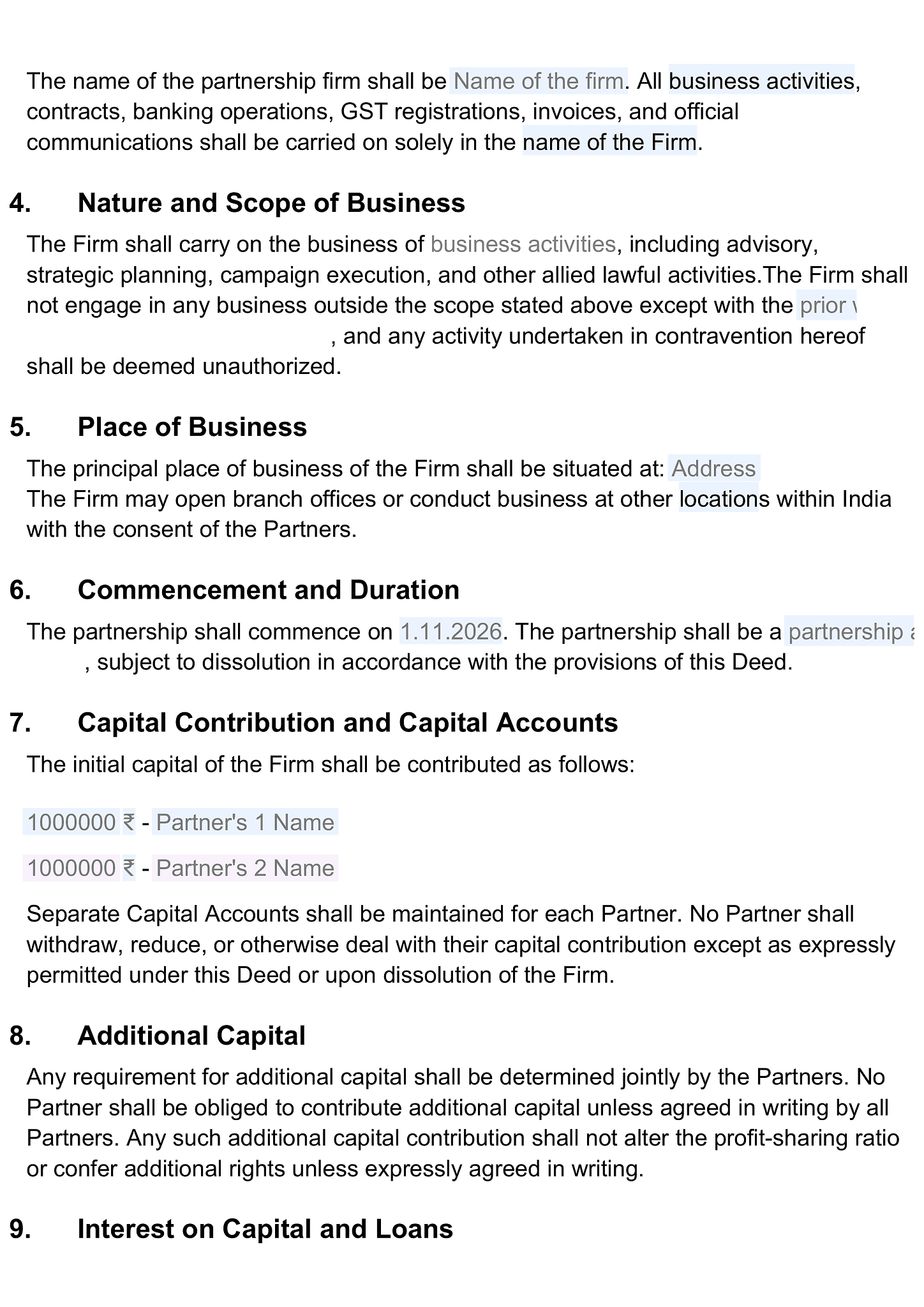 Partnership deed (extended) 2