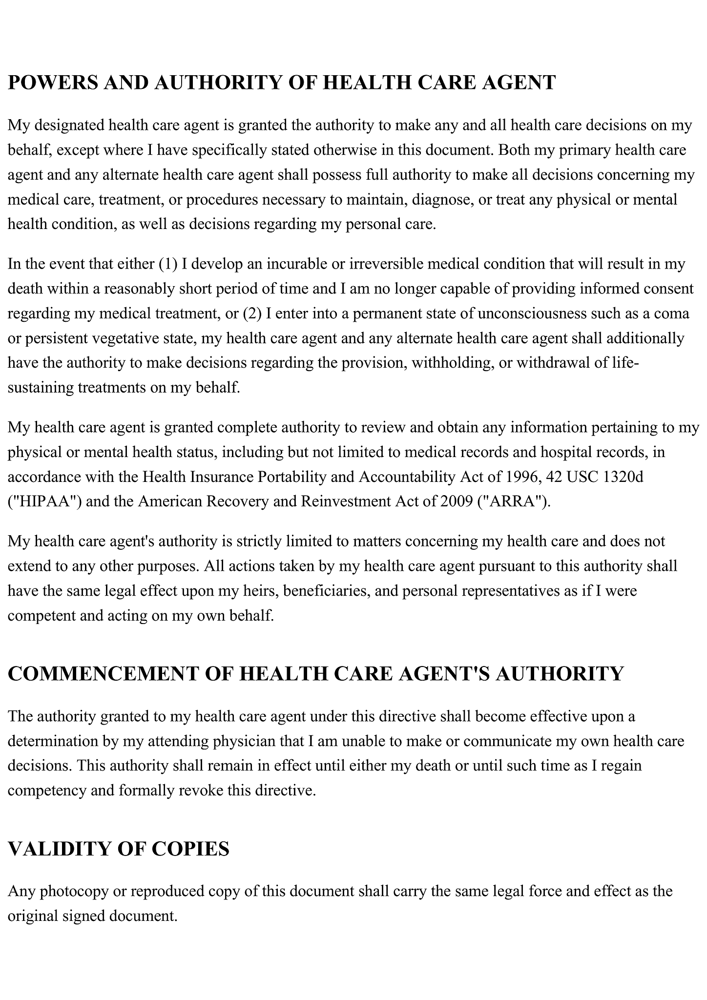 Advance health care directive 2