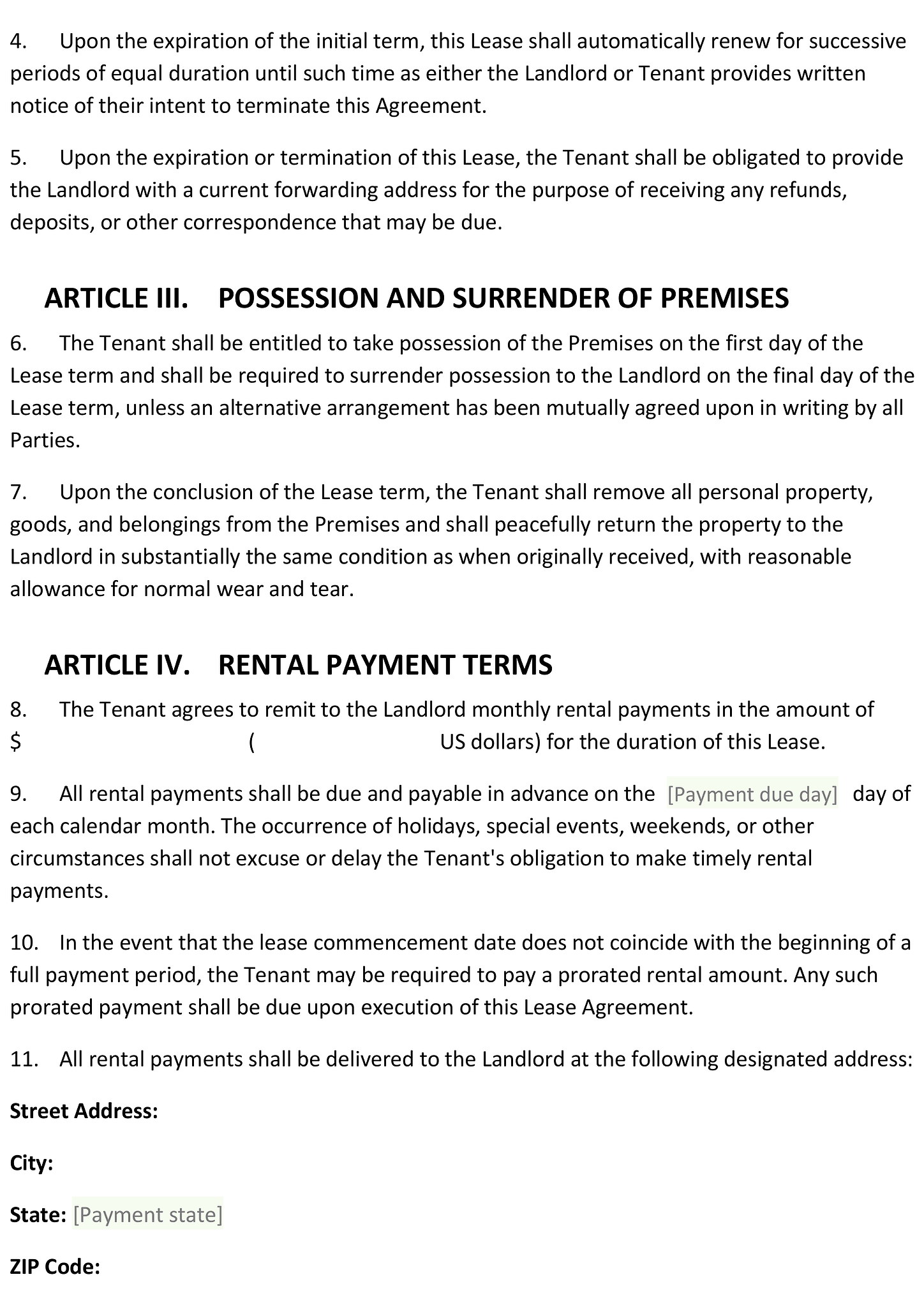 Farm lease agreement 2