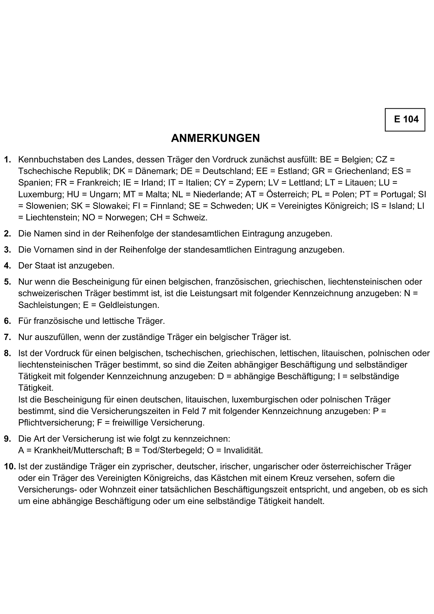 E104 Formular 3