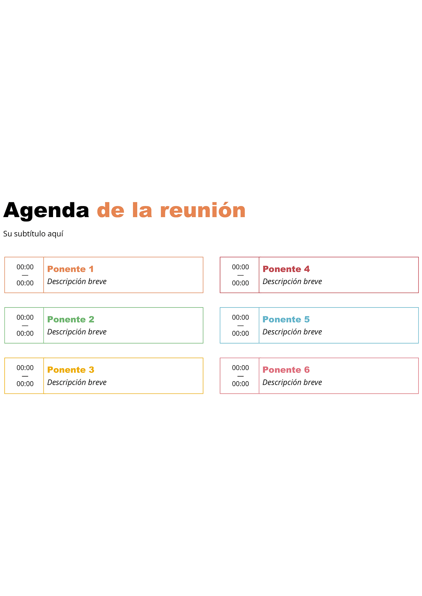 Agenda 3