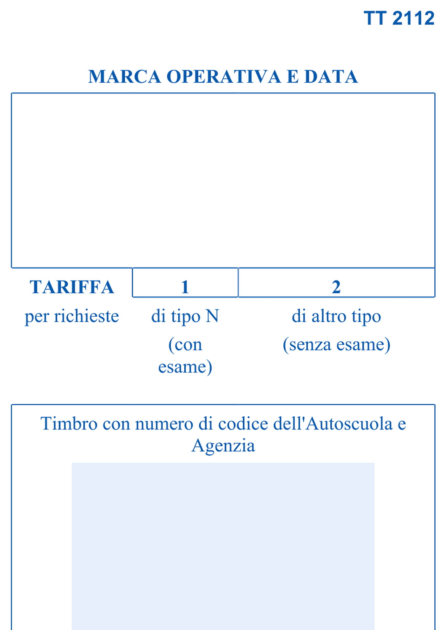 Modello TT2112 3