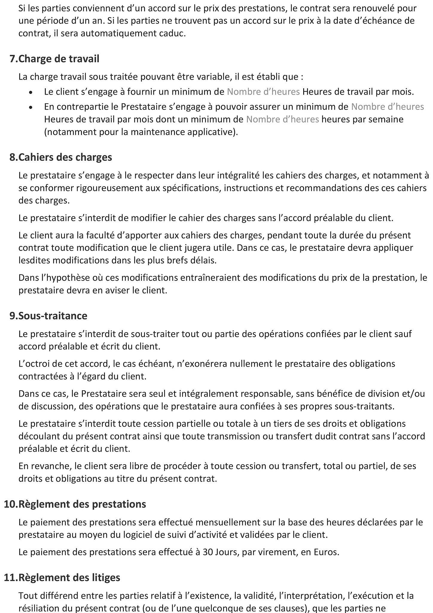 Formulaire contrat de sous-traitance 3