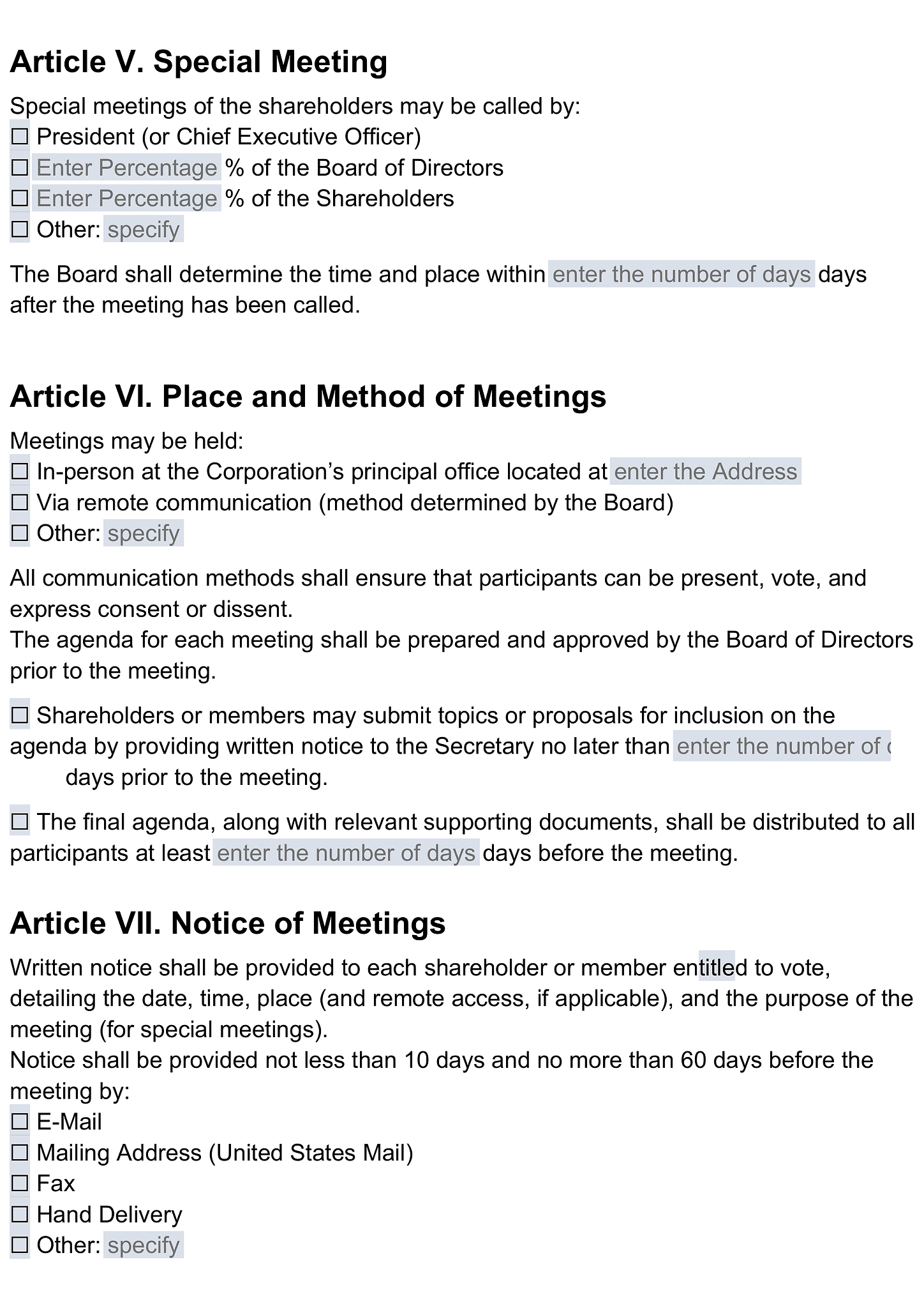 Corporate bylaws 3