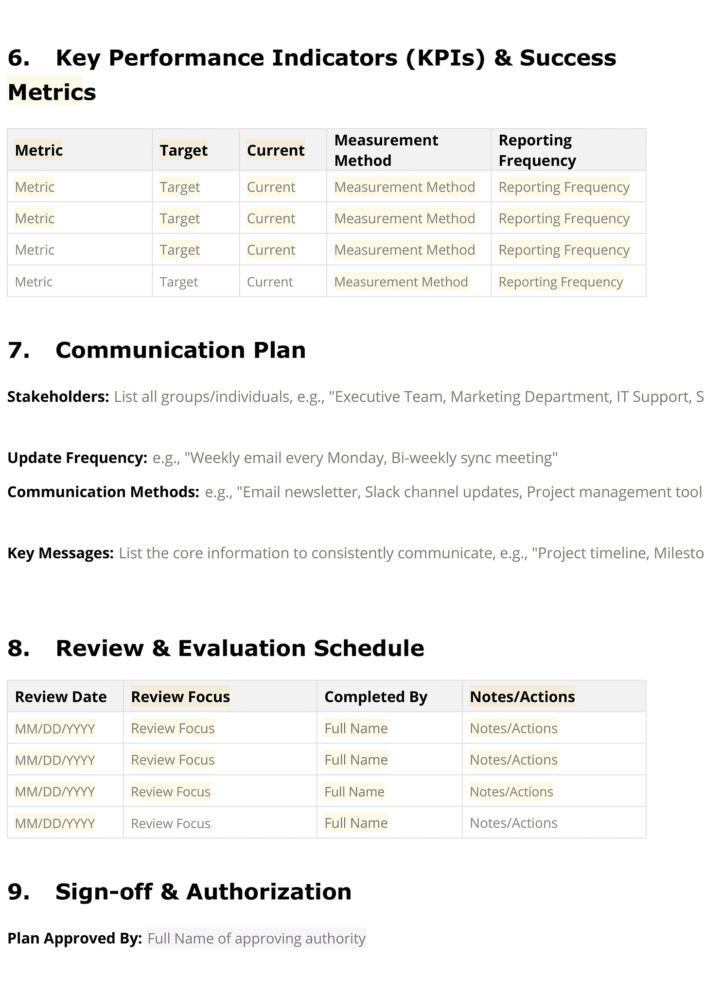 Action plan 3